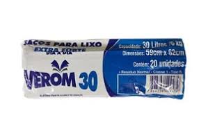 Saco de Lixo 30 litros 